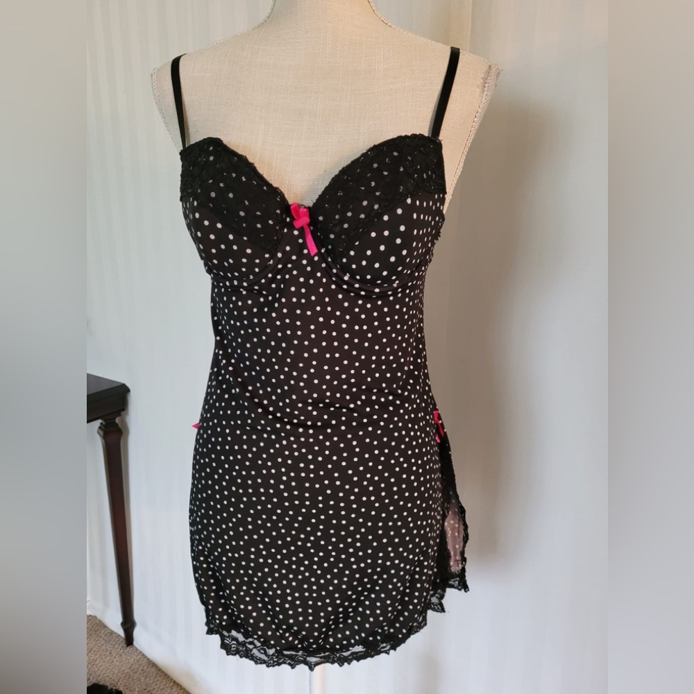 Marilyn Monroe lingerie polka dots awesome lookin size L
